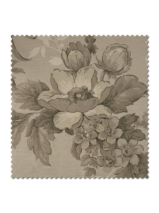 Lovebirds Velvet Fabric by Divine Savages in Faded Hollywood, pattern swatch