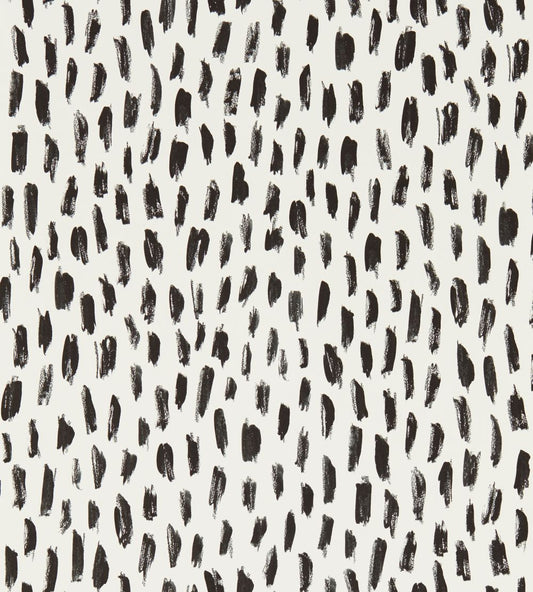 Loxley Wallpaper by Clarke & Clarke Ivory/Noir