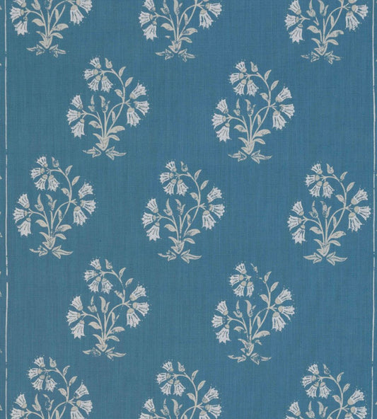 Maharani Block Print Fabric by Barneby Gates Jaipur Blue