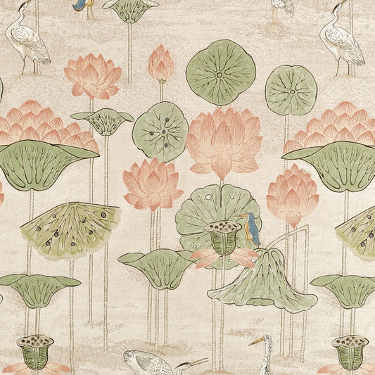 Malea Fabric by Thibaut in Apricot (F914635)