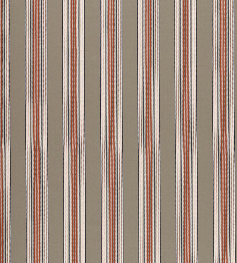Marylebone Fabric by Clarke & Clarke Navy/Rouge