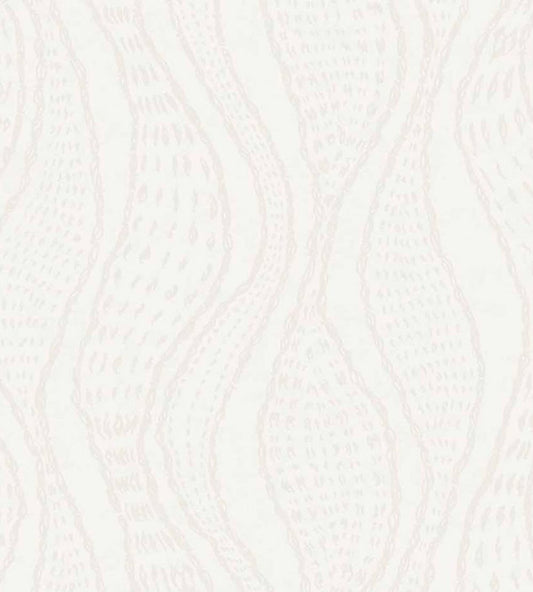 Meandering Lines Wallpaper by Eijffinger White