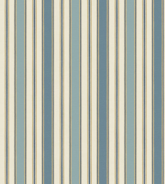 Melbourne Stripe Wallpaper by GP & J Baker Blue