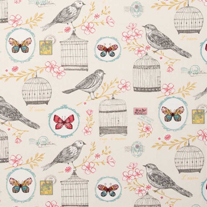 Melodie Natural fabric by Clarke & Clarke