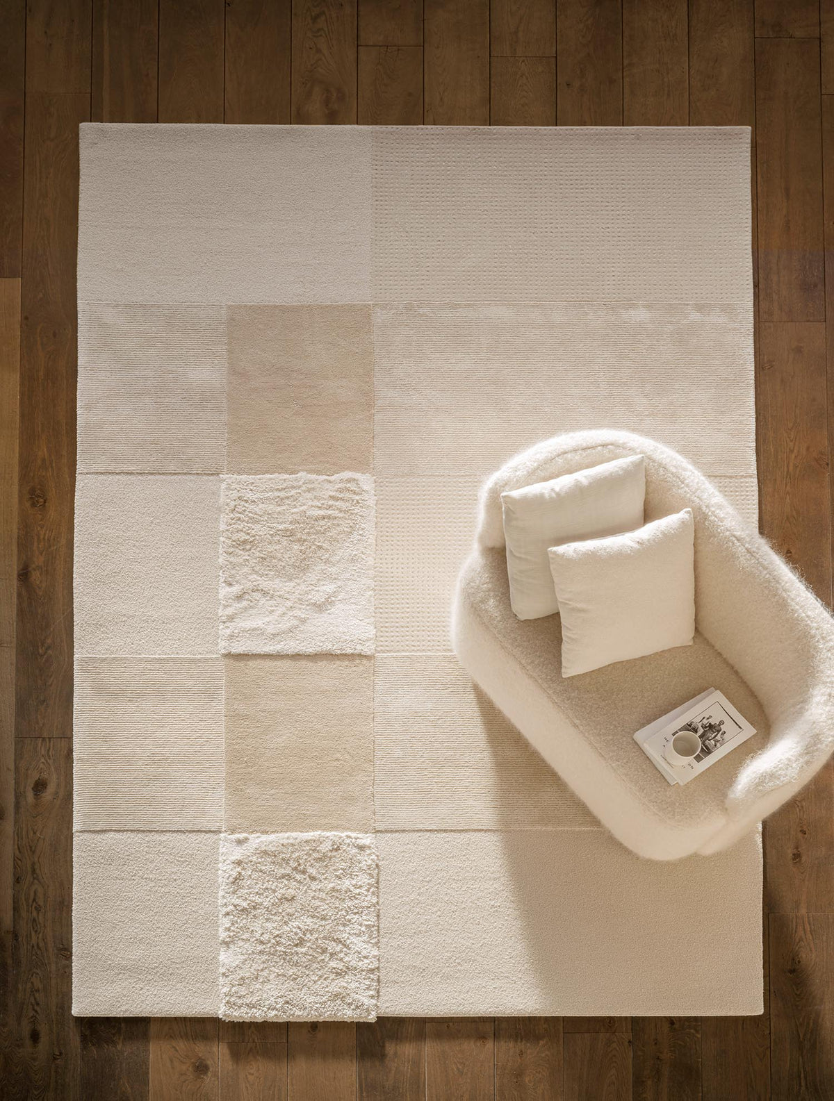 Meounes Rug by Pierre Frey shown in a room setting (view 2)