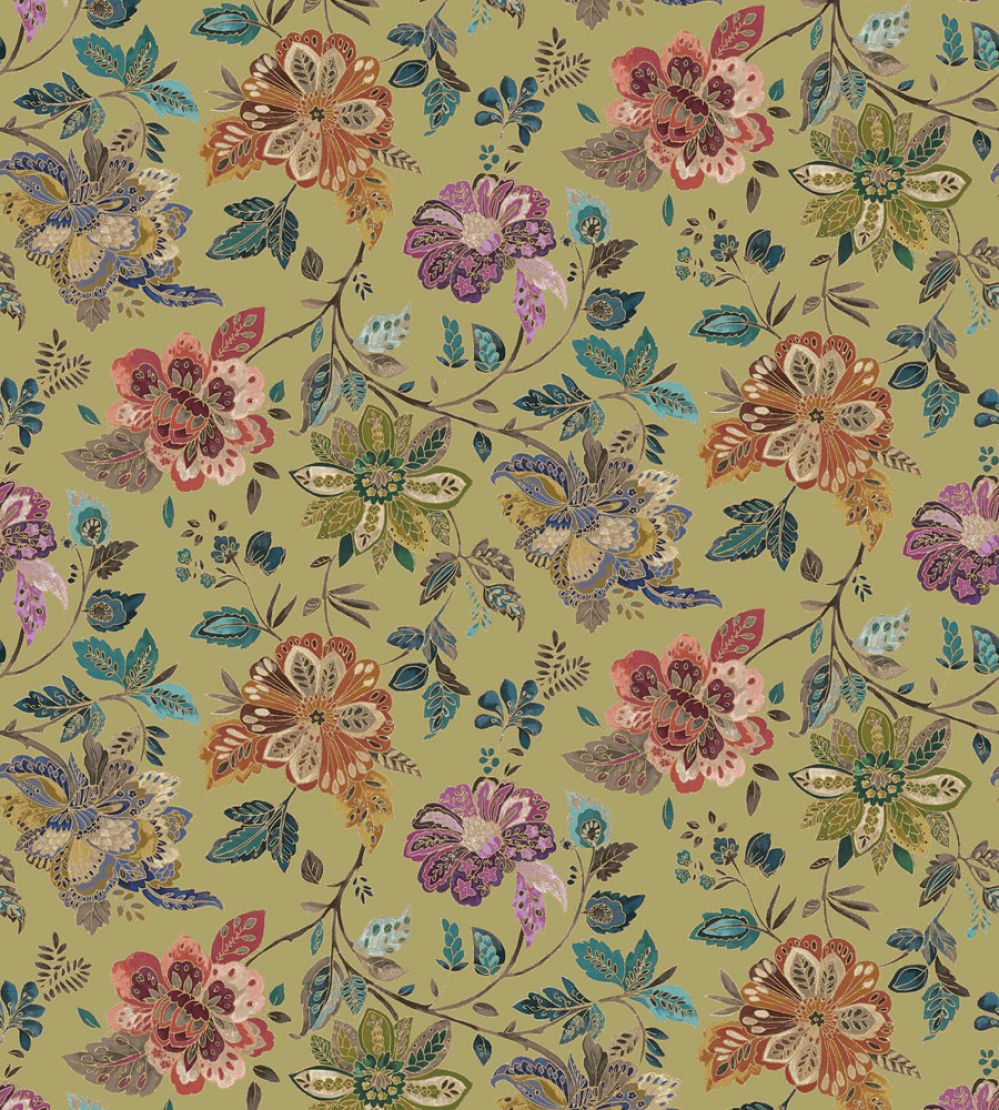 Midi Paridisa Fabric by Arley House Caraway