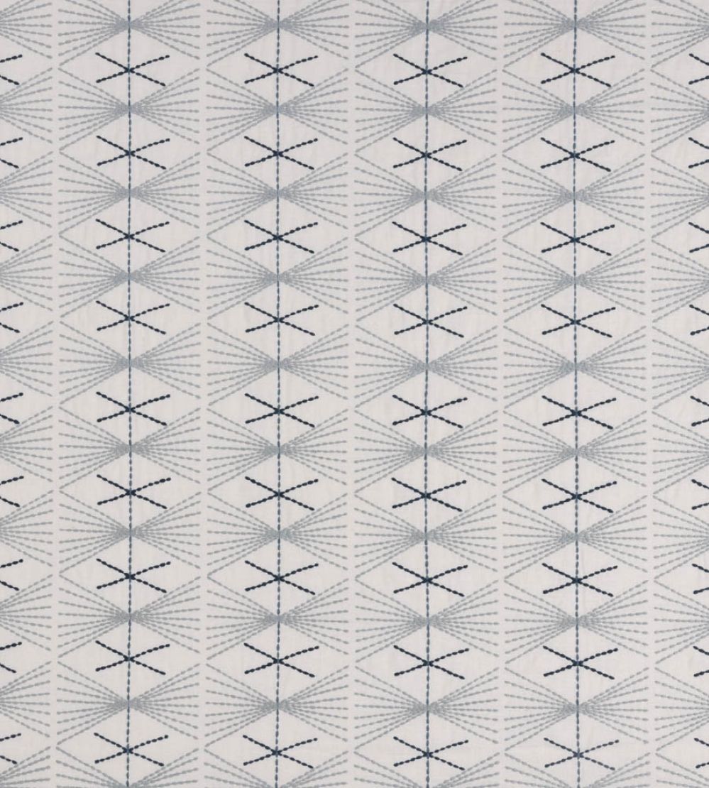 Mikado Fabric by Christopher Farr Cloth Pale Blue