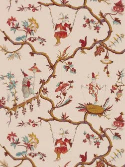Mikado Wallpaper by Le Manach in Pivoine (LP112002)
