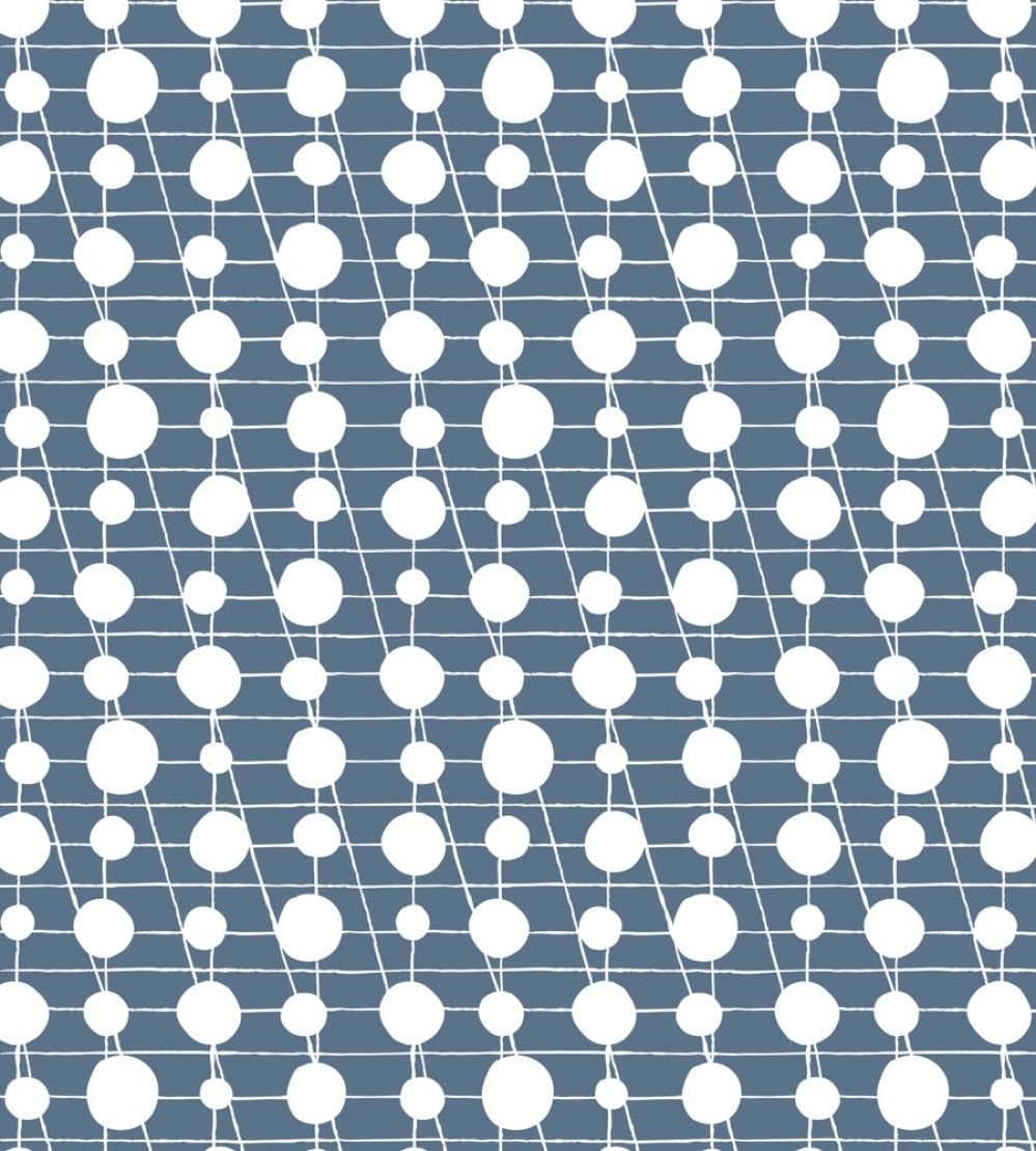 Pavilion Wallpaper by Mini Moderns Washed Denim
