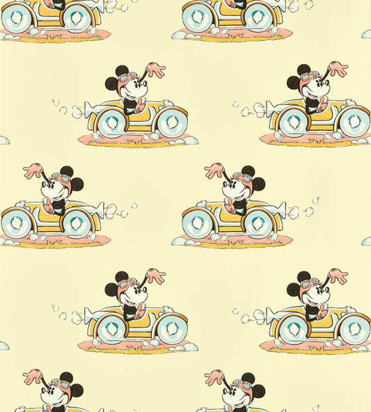Minnie On the Move Wallpaper by Sanderson Sherbet
