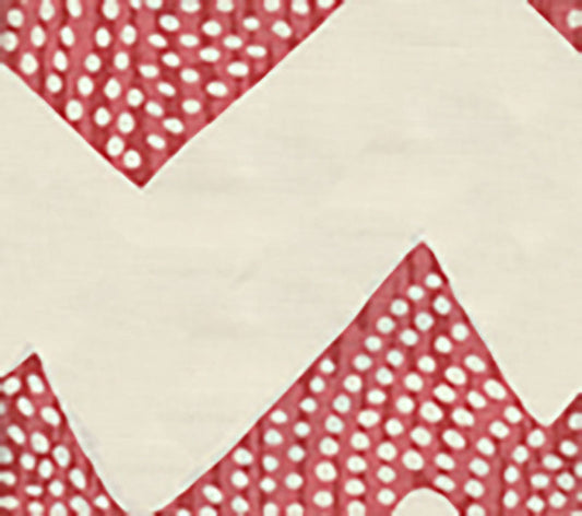 Mojave Zig Zag Corals fabric by Alan Campbell