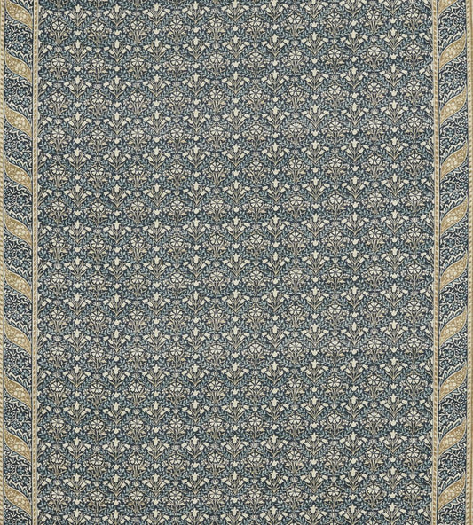 Morris Bellflowers Fabric by Morris & Co Indigo/Sage