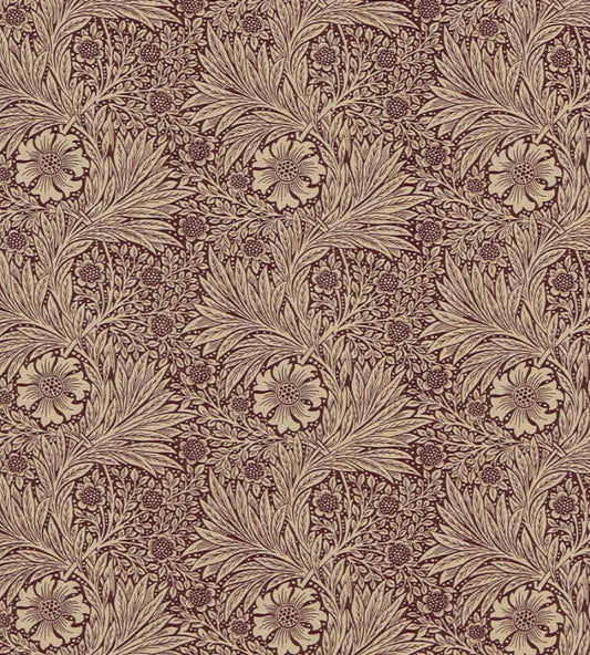 Marigold Fabric by Morris & co Brick/Manilla
