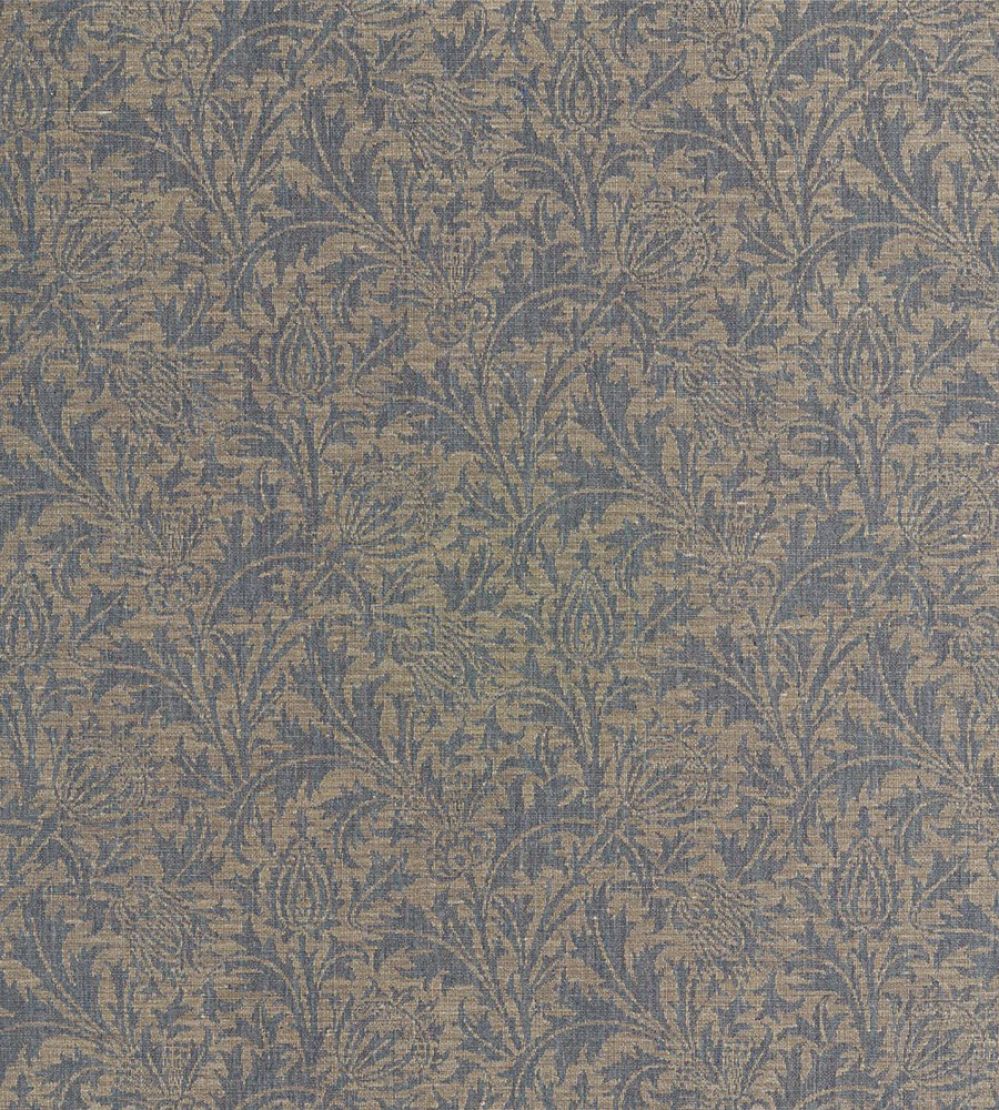 Thistle Weave Fabric by Morris & Co Slate