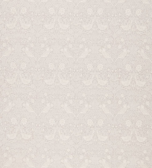 Strawberry Thief Embroidery Fabric by Morris & Co Pebble