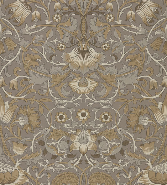 Pure Lodden Wallpaper by Morris & Co Taupe/Gold