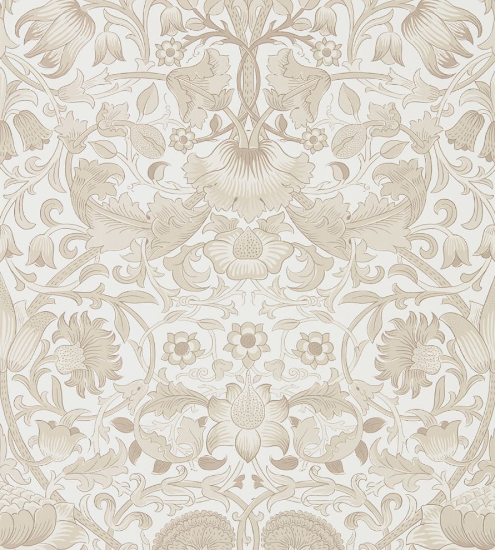 Pure Lodden Wallpaper by Morris & Co Ivory/Linen