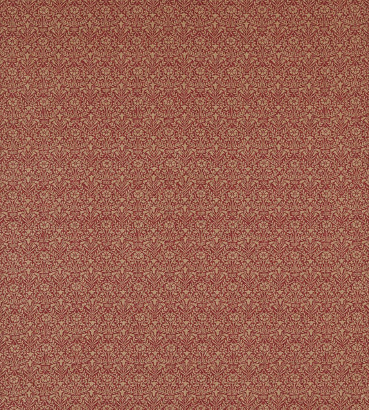 Bellflowers Weave Fabric by Morris & Co Russet