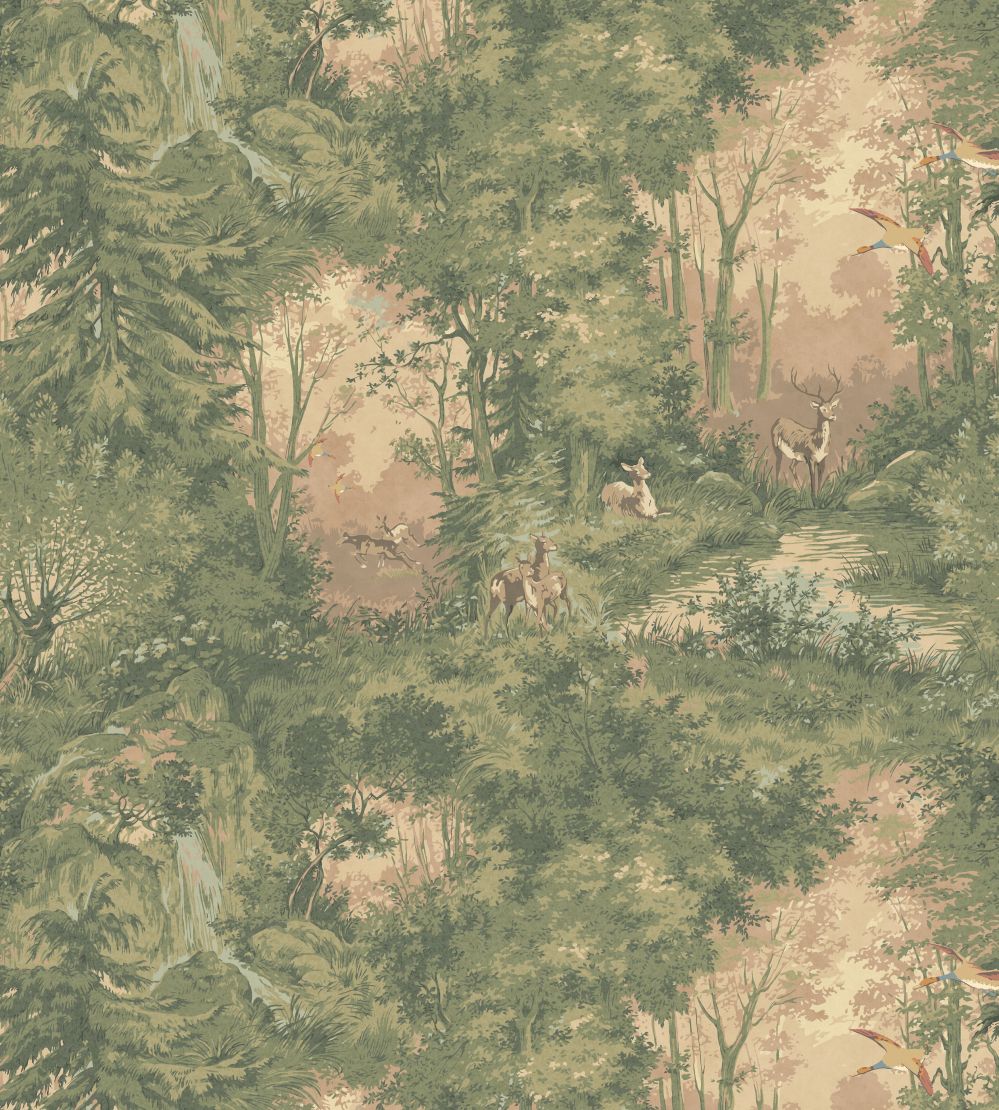Mulberry Woodland Wallpaper by Mulberry Home Sunrise
