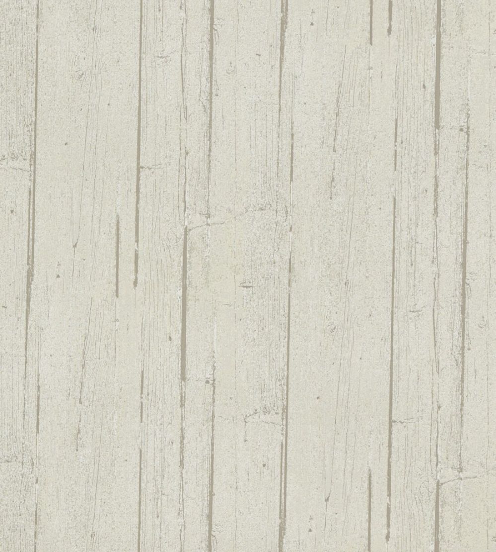 Wood Panel Wallpaper by Mulberry Home Dove Grey
