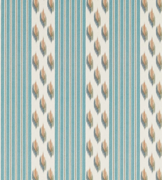 Musafir Wallpaper by Sanderson Udaipur Blue/Cinnamon