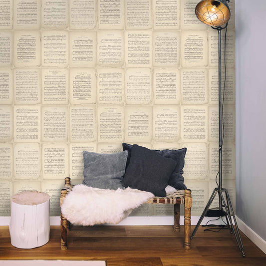 Vintage Music Score by Woodchip & Magnolia