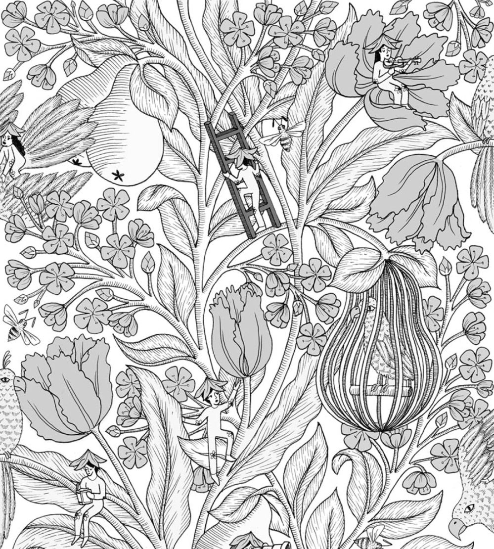 Neo-Belle-Epoque Wallpaper by Coordonne Off
