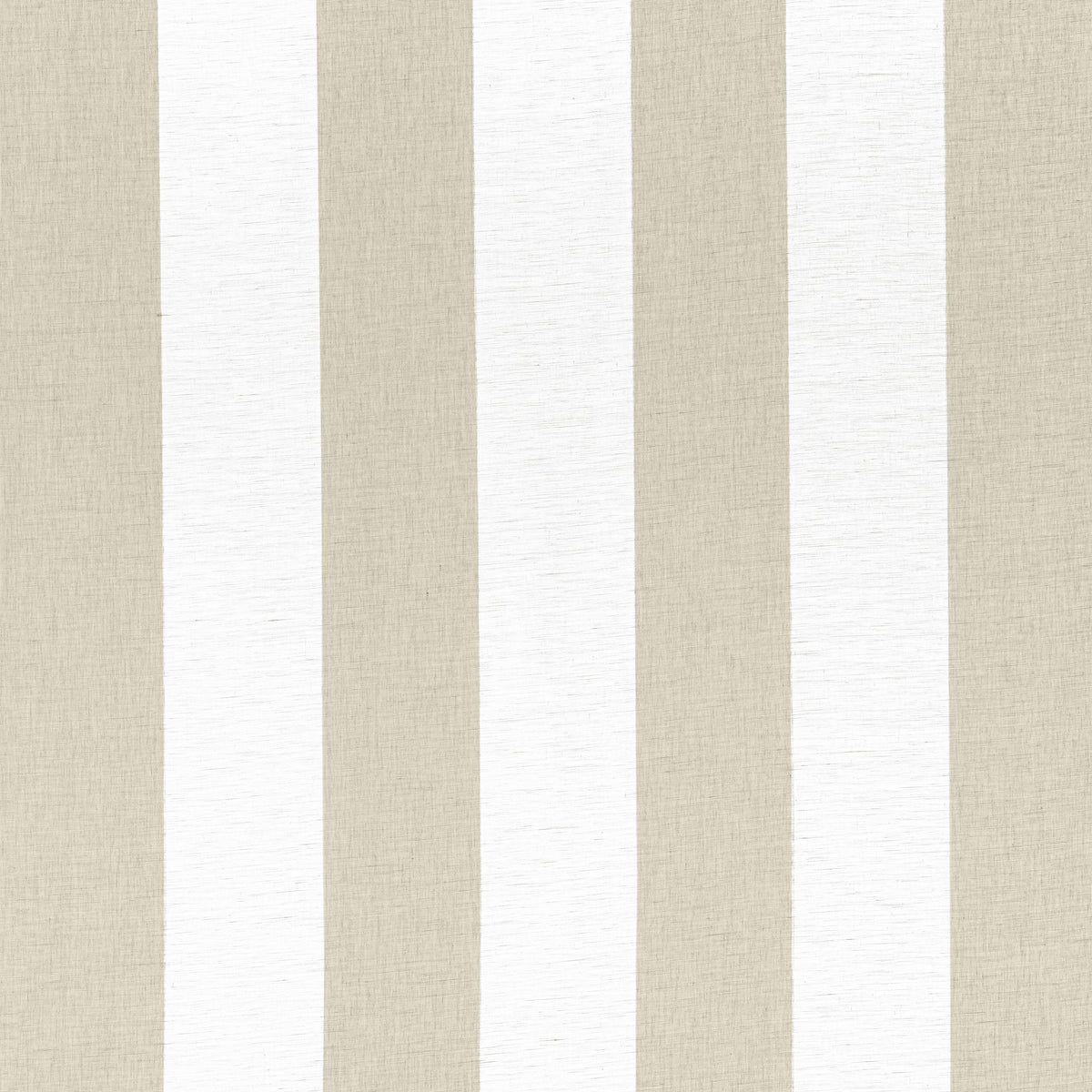 Newport Stripe Fabric by Thibaut in Jute & White (FWW8218)
