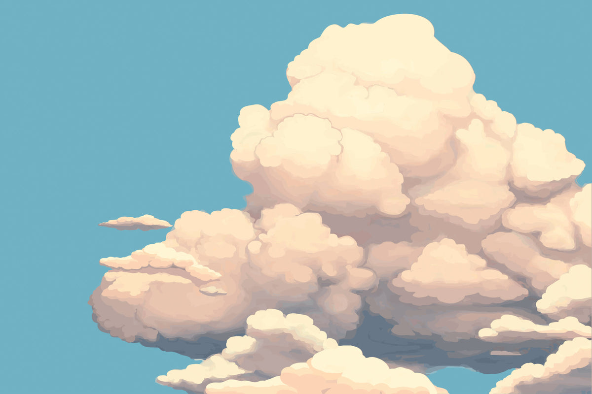Nimbus Blue mural by Hovia