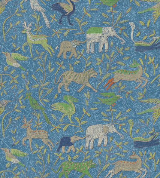 Noah's Ark Wallpaper by GP & J Baker Blue