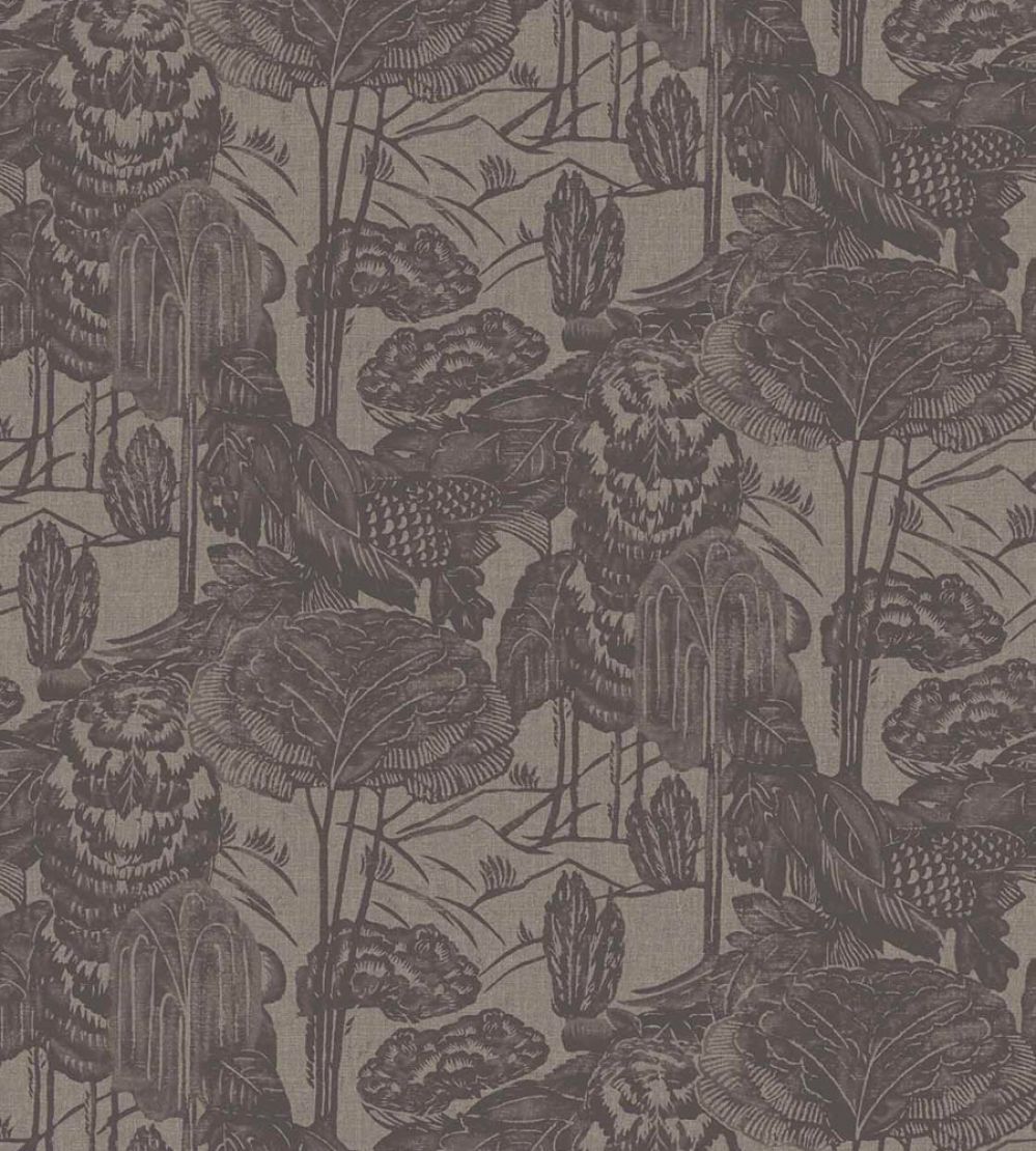 Nostalgic Evergreen Wallpaper by Eijffinger Brown/Taupe