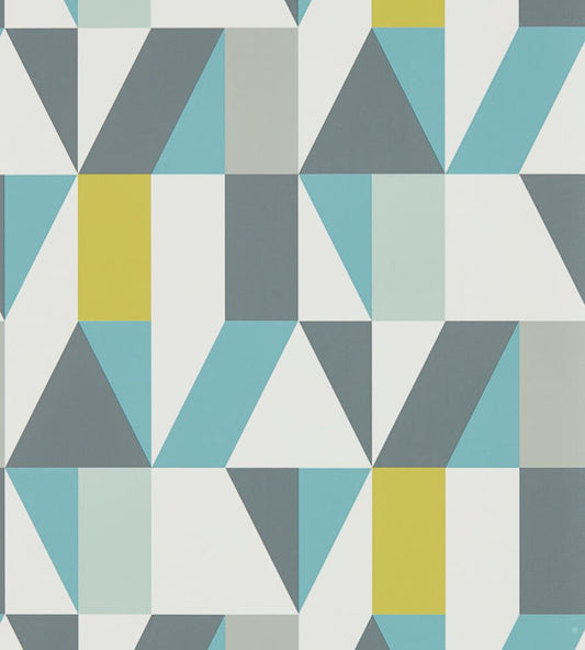 Nuevo Wallpaper by Scion Marine / Midnight / Kiwi