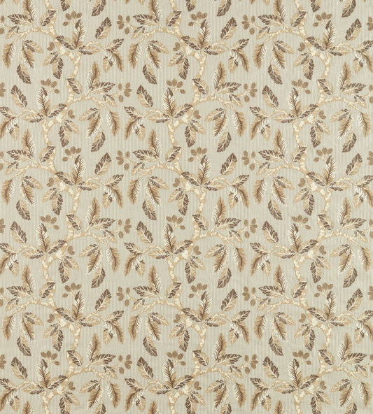 Oaknut Stripe Fabric by Sanderson Flax/Multi