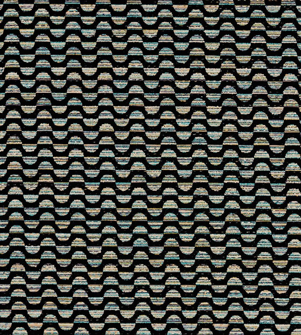 Olav Fabric by Clarke & Clarke Peacock