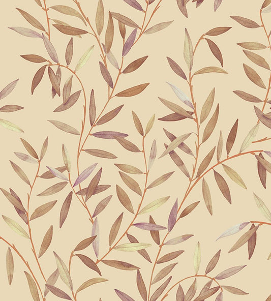 Oliveraie Wallpaper by Jannelli&Volpi Orange/Brown