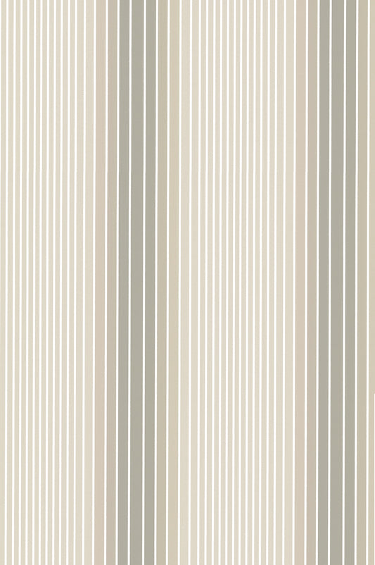 Ombré Stripe wallpaper by Little Greene in Soapstone/Doric