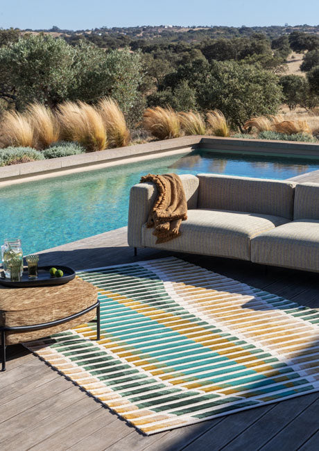 Pacifica Rug by Pierre Frey shown in a room setting (view 2)