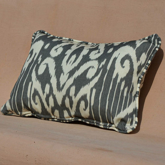 Padmasalis fabric by Coordonné in Black, shown in a styled room