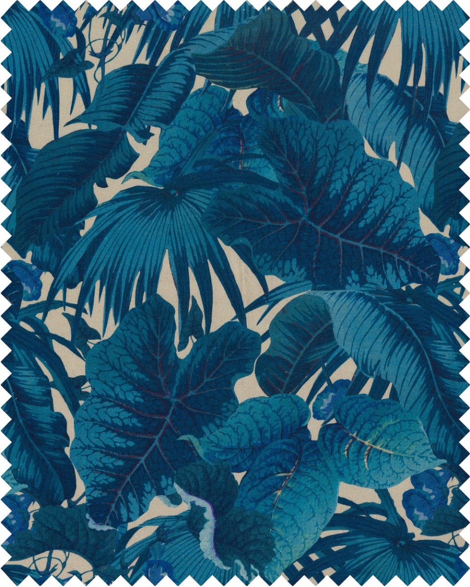 Paradeisos Blue fabric by MINDTHEGAP
