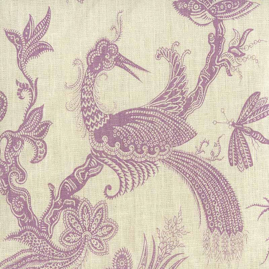 Paradis Lavender fabric by Quadrille