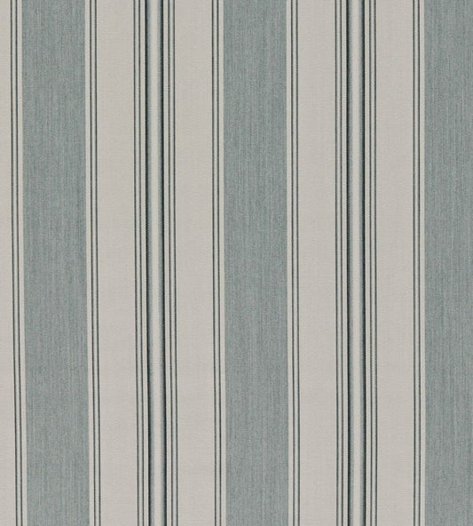 Parasol Stripe Fabric by Zoffany Dufour/Chalk