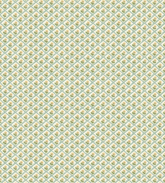 Penny Wallpaper by GP & J Baker Aqua