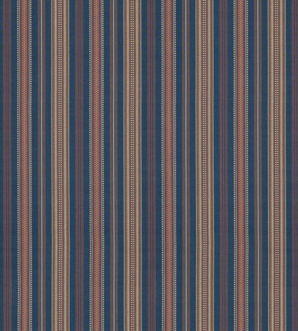 Penny Stripe Fabric by GP & J Baker Indigo