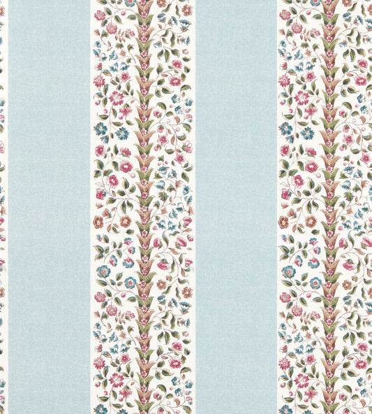 Pergola Stripe Wallpaper by Sanderson Mineral Blue/Wisteria