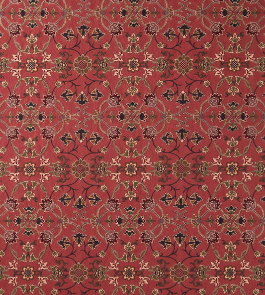 Persian Scroll Embroidery Fabric by Morris & Co Plum