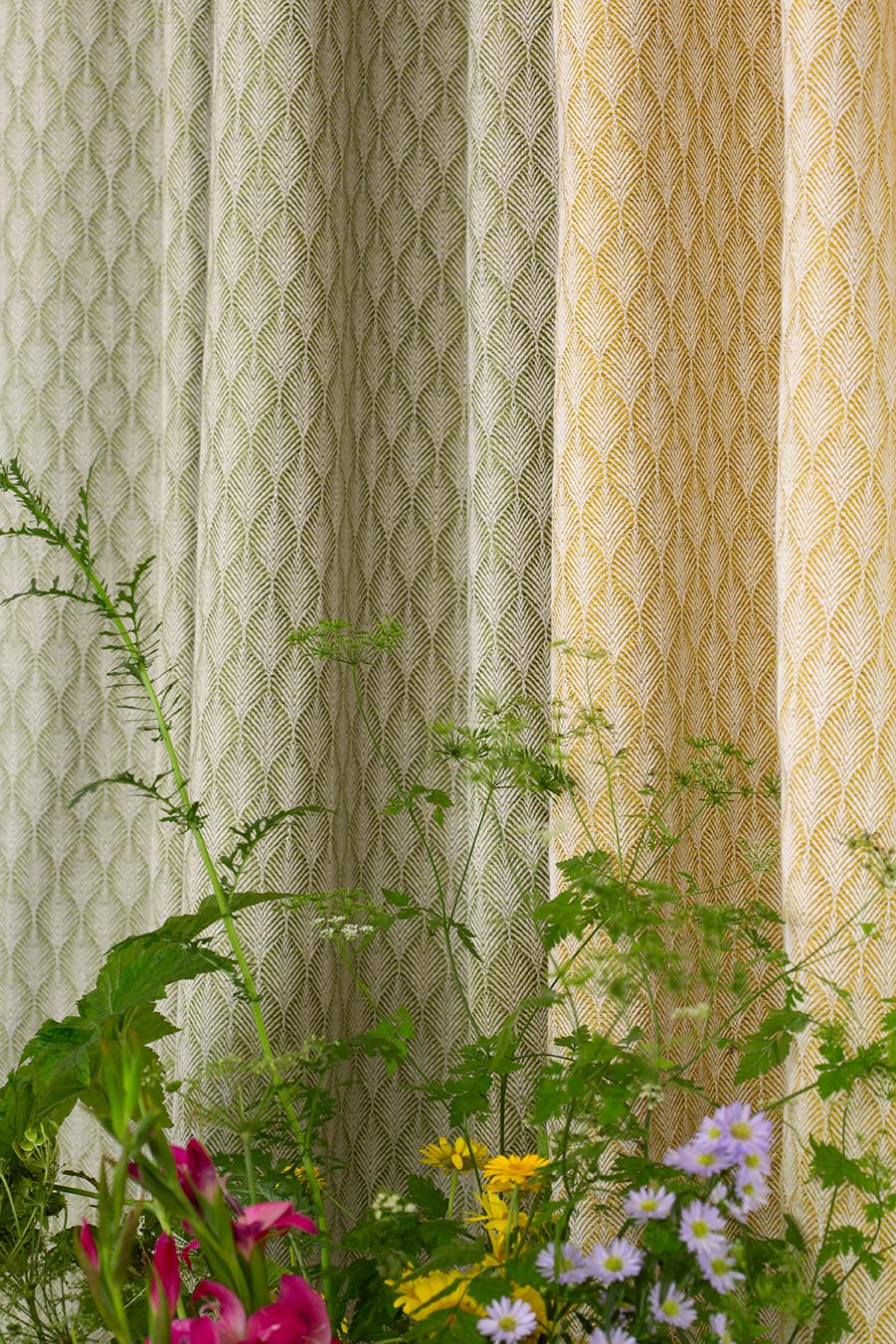 Petales Fabric by Pierre Frey shown in a room setting (view 2)