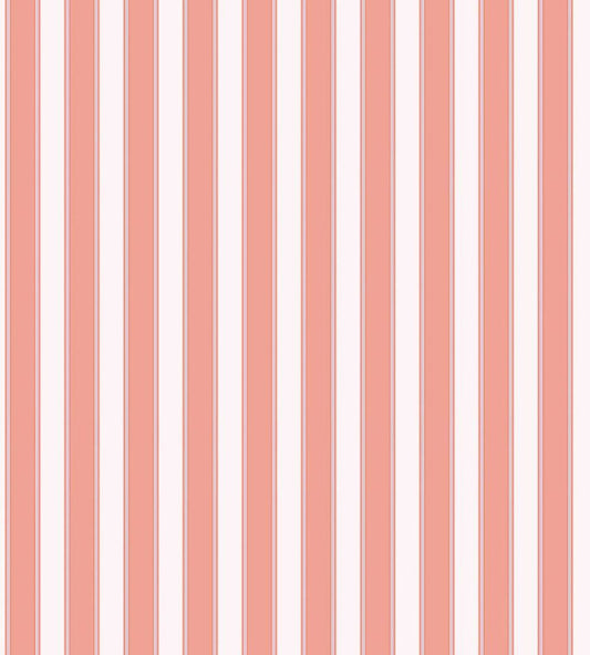 Piano Stripe Wallpaper by Scalamandre Peach