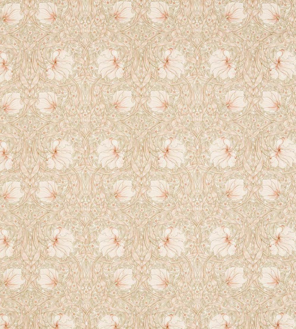 Pimpernel Wide Width Fabric by Morris & Co Soft Pink
