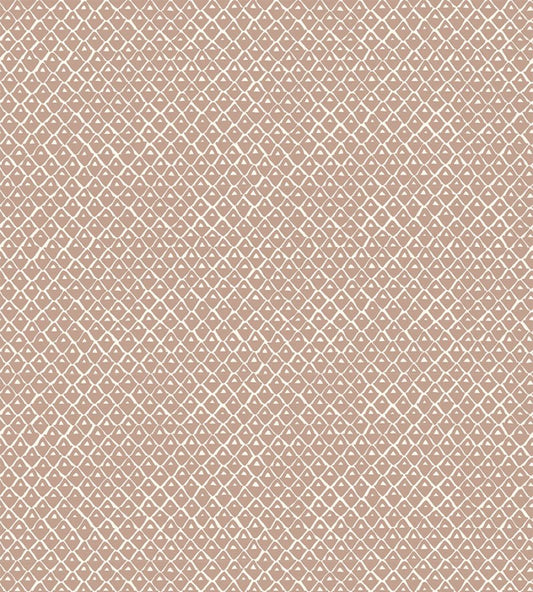Pineapple Squares Wallpaper by Josephine Munsey Ham Pink