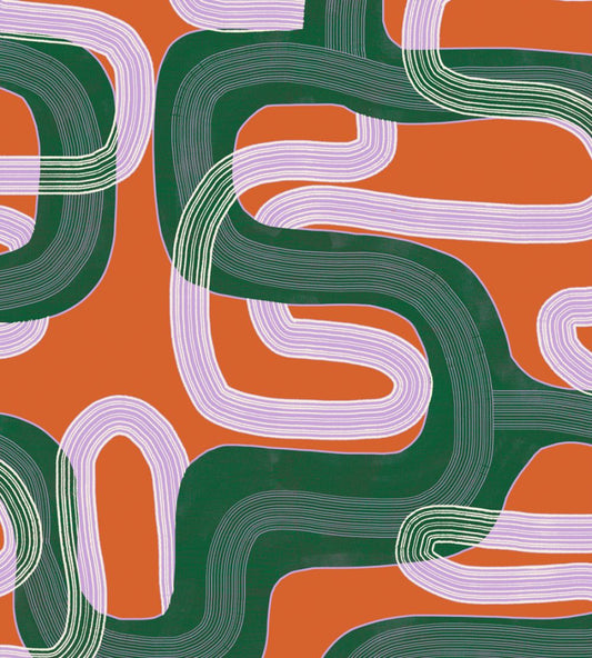 Pipelines Wallpaper by Tres Tintas Brick